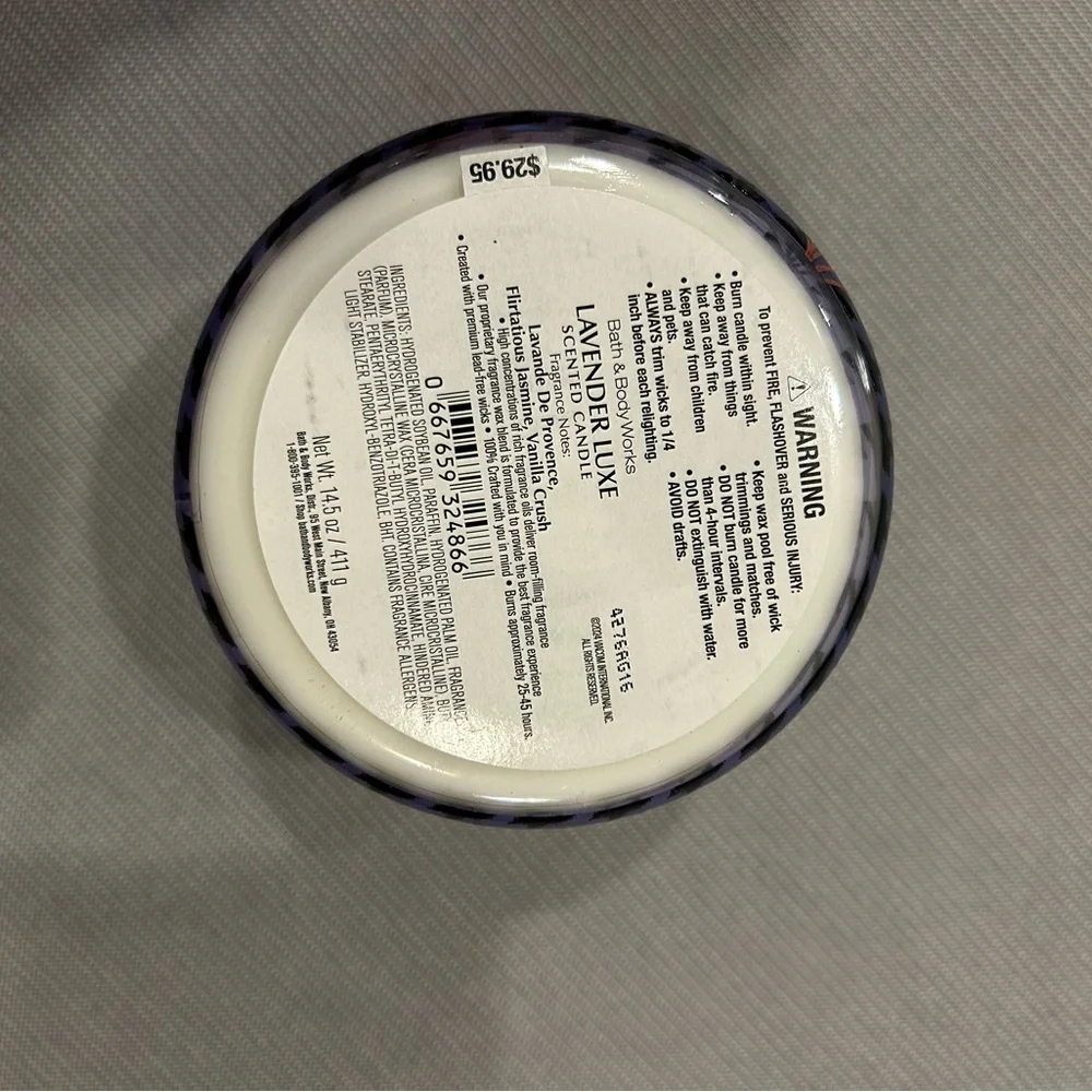 Bath & Body Works Emily in Paris Candle - Purple and Black